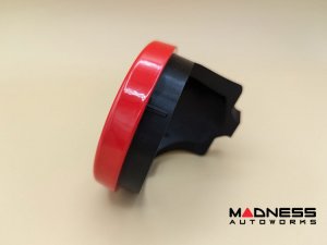 FIAT 500 Boost Pressure Gauge Trim - 1.4L Turbo - Fits 60mm Gauge - Red FIAT 500 Boost Pressure Gauge Trim - 1.4L Turbo - Fits 60mm Gauge - Red